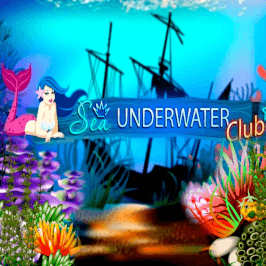 Sea Underwater Club Game Logo