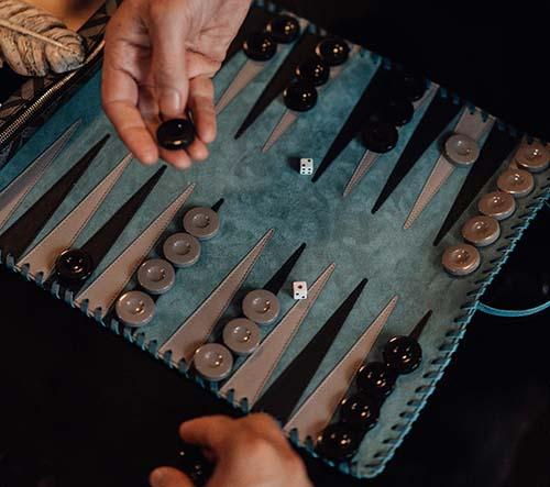 backgammon players by Furkan F Demir