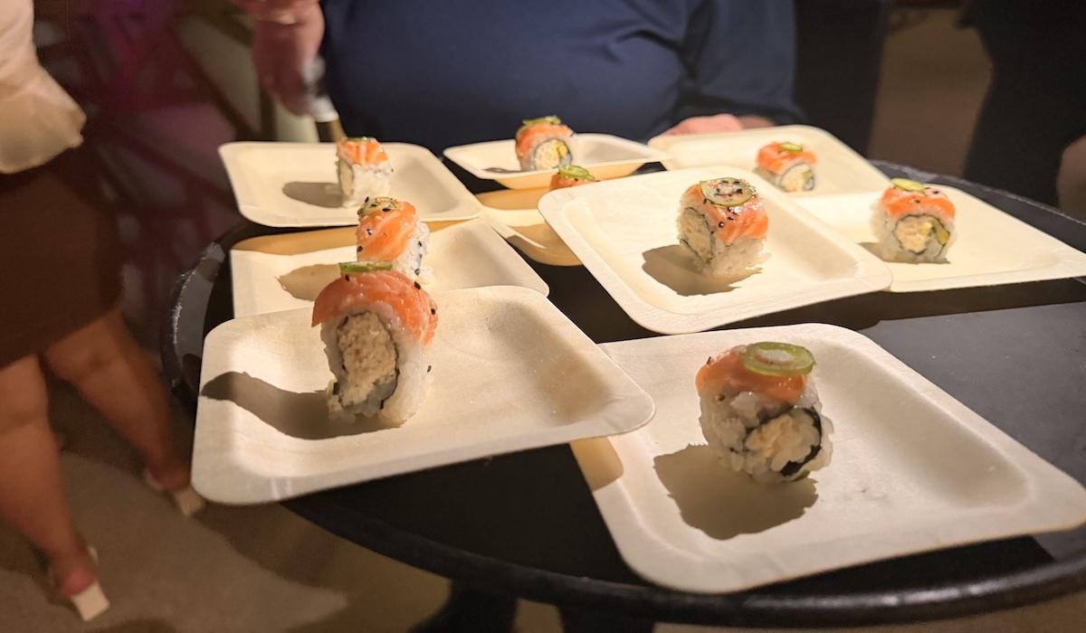 A roll from Catch at Aria during Drink Las Vegas opening night