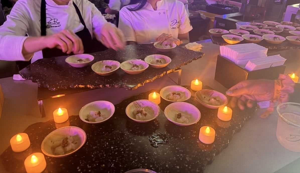 Hokkaido scallops from Doanburi at Drink Las Vegas
